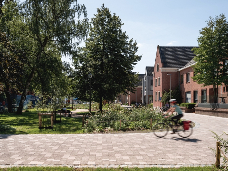 Cementvrije bestrating Groeningepark Kortrijk