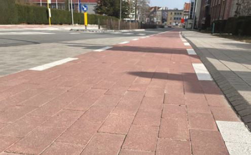 Fietspad Schoolomgeving Pottelberg Kortrijk