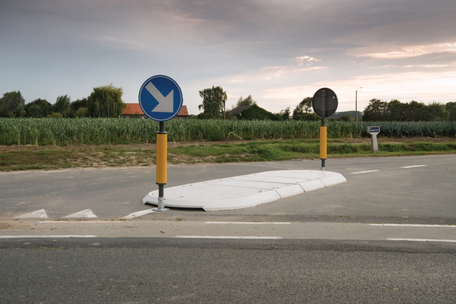 Verkeerseiland Zuidbroekstraat Diksmuide