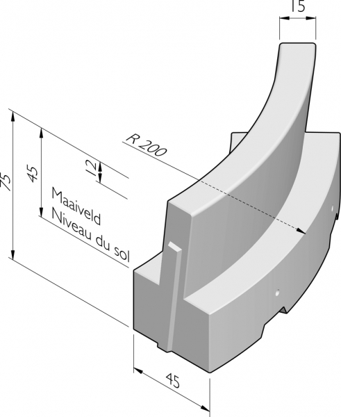 GRL-450 bocht