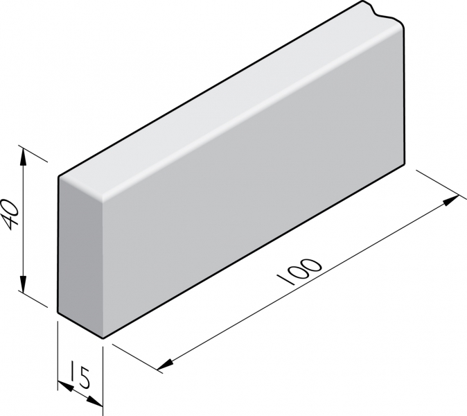 Stootbanden 15x40