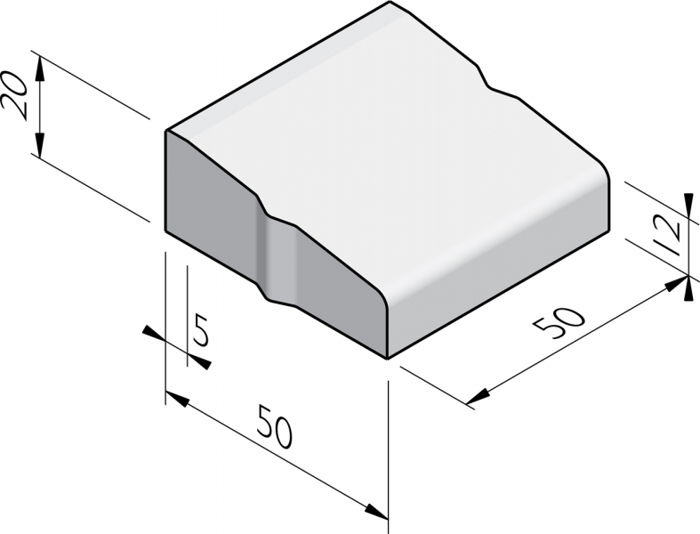 Rotondeblokken 50 midden